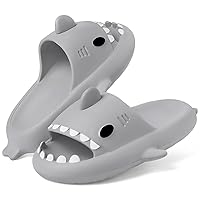 KVbabby Kids Shark Slides Boys Girls Toddlers Cloud Shower Slippers Cute Cartoon Open Toe Sandals Cushioned Thick Sole Beach Pool Shoes