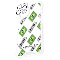 Custom Case for iPhone 15, 14, 13, Pro, Plus, Pro Max, Personalized Text, Name, Stylish Cover with Camera Lens Protector, Flag Patterns (Text on Bottom)