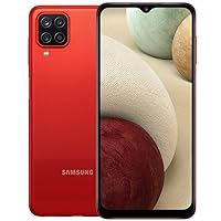 Samsung Galaxy A12 (128GB) 6.5 inches GSM Unlocked 4G LTE A125M/DS (Red) (Renewed)
