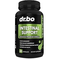 DR. BO Gut Health Herbal Support - 18 Ingredients Cranberry, Garlic, Apple, Carrot, Papaya and Goldenseal to Support Digestive Health - 60 Capsules