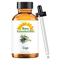 Sun Essential Oils 2oz - Sage Essential Oil - 2 Fluid Ounces
