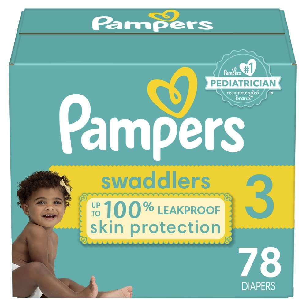 Pampers Swaddlers Active Baby Diaper Size 3 78 Count