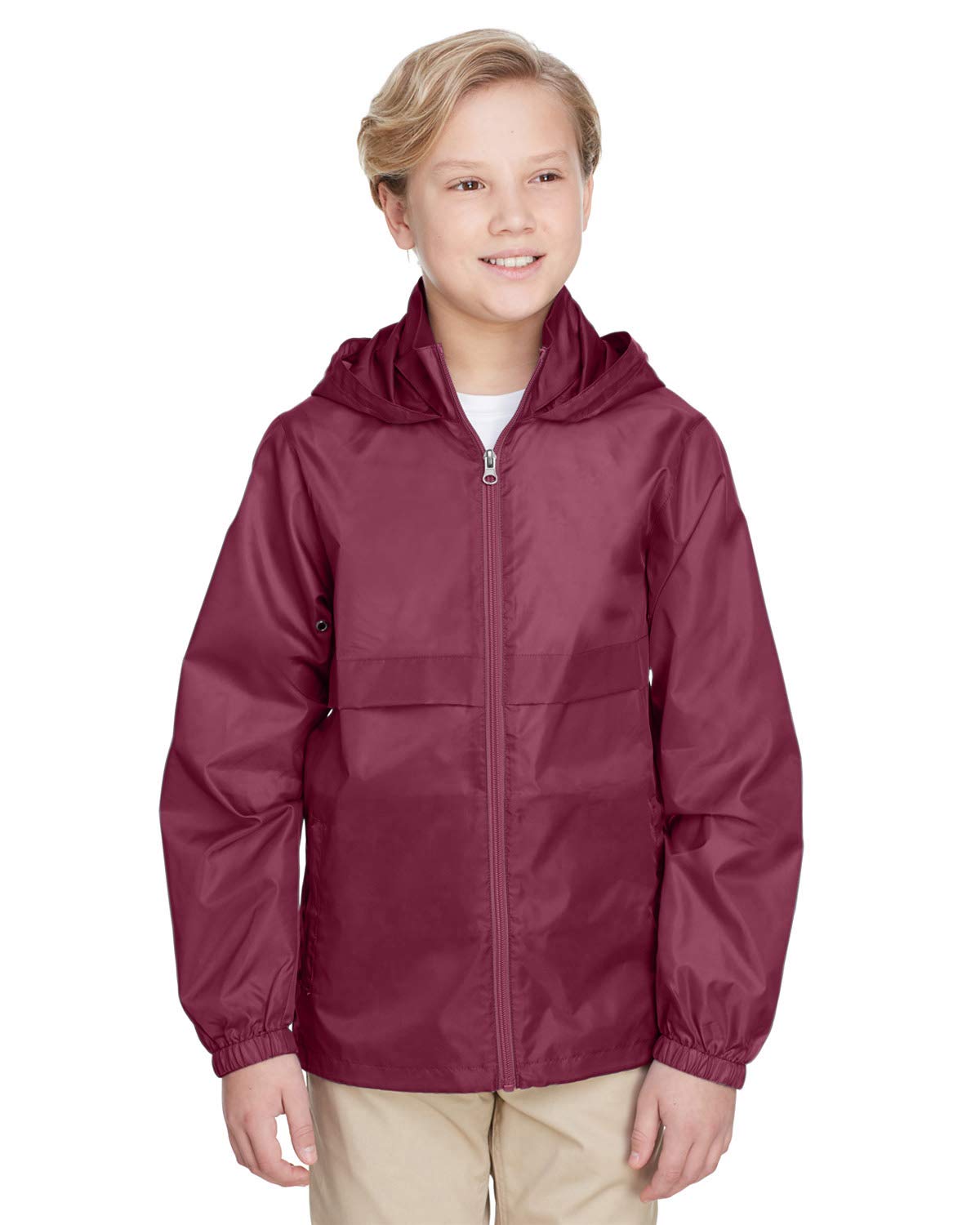 Team 365 Youth Zone Protect Lightweight Jacket M SPORT MAROON