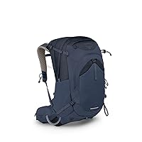 Osprey Mira 32L Women's Hiking Backpack with Hydraulics Reservoir, Anchor Blue