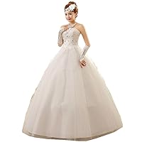 Strapless Beaded Wedding Gown Bridal Wedding Dress Custom Size