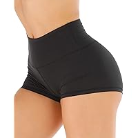 Workout Booty Spandex Shorts for Women, High Waist Soft Yoga Shorts