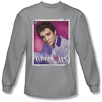 Elvis Presley - Mens 35 Jacket Long Sleeve Shirt In Silver