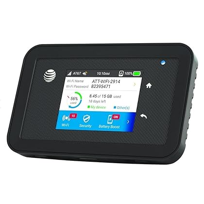 NETGEAR Unite Explore AC815S | Mobile WiFi Hotspot Cat.9 4G LTE | Up to 450Mbps Download Speed | Connect Up to 15 Devices | 18 Hours of Use Per Charge | 2 MIMO TS-9 Antenna connectors | GSM Unlocked