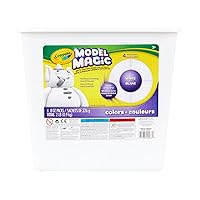 Crayola Model Magic White, Modeling Clay Alternative, Air Dry, Kids Arts & Crafts, Bulk Classroom Supplies, 2 lb. Bucket