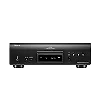 Denon DCD-1700NE CD/SACD Player, Ultra-Precision 192 kHz/32 Bit D/A Converter, Vibration-Resistant Design, Supports DSD, FLAC, and WAV Files, Pure Direct Mode, 2 Digital Audio Outputs, Black