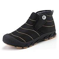 Govicta Mens Snow Boots Womens Winter Booties Waterproof Winter Snow Shoes Sneakers with Fur Lined Warm Boots for Men,US Size 6-12