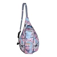 KAVU Mini Rope Sack Sling Crossbody Backpack - Spiral Tie Dye