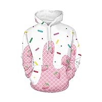 Adult Drawstring Hoodies Long Sleeve Hooded Sweatshirts Teenager Pullover Size XS-6XL