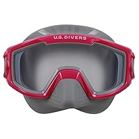 U.S. Divers Avila Junior Kids Swimming & Snorkeling Mask - Curved 1-Window Lens for Panoramic Vision, Anti-Fog Lens, Easy Adjust Elastic Strap - Play Series | Unisex, Children
