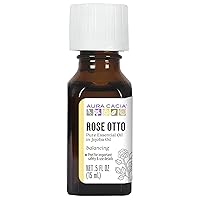 Aura Cacia Rose Otto in Jojoba Oil | GC/MS Tested for Purity | 15ml (0.5 fl. oz.)