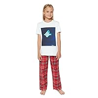 Youth Short Sleeve Holiday Outfit Set | 100% Cotton | Angle Fish