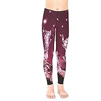 PattyCandy Space Galaxy Digital Printed Tights Alien Kitty Cats Unisex Little & Big Kids Stretchy Leggings