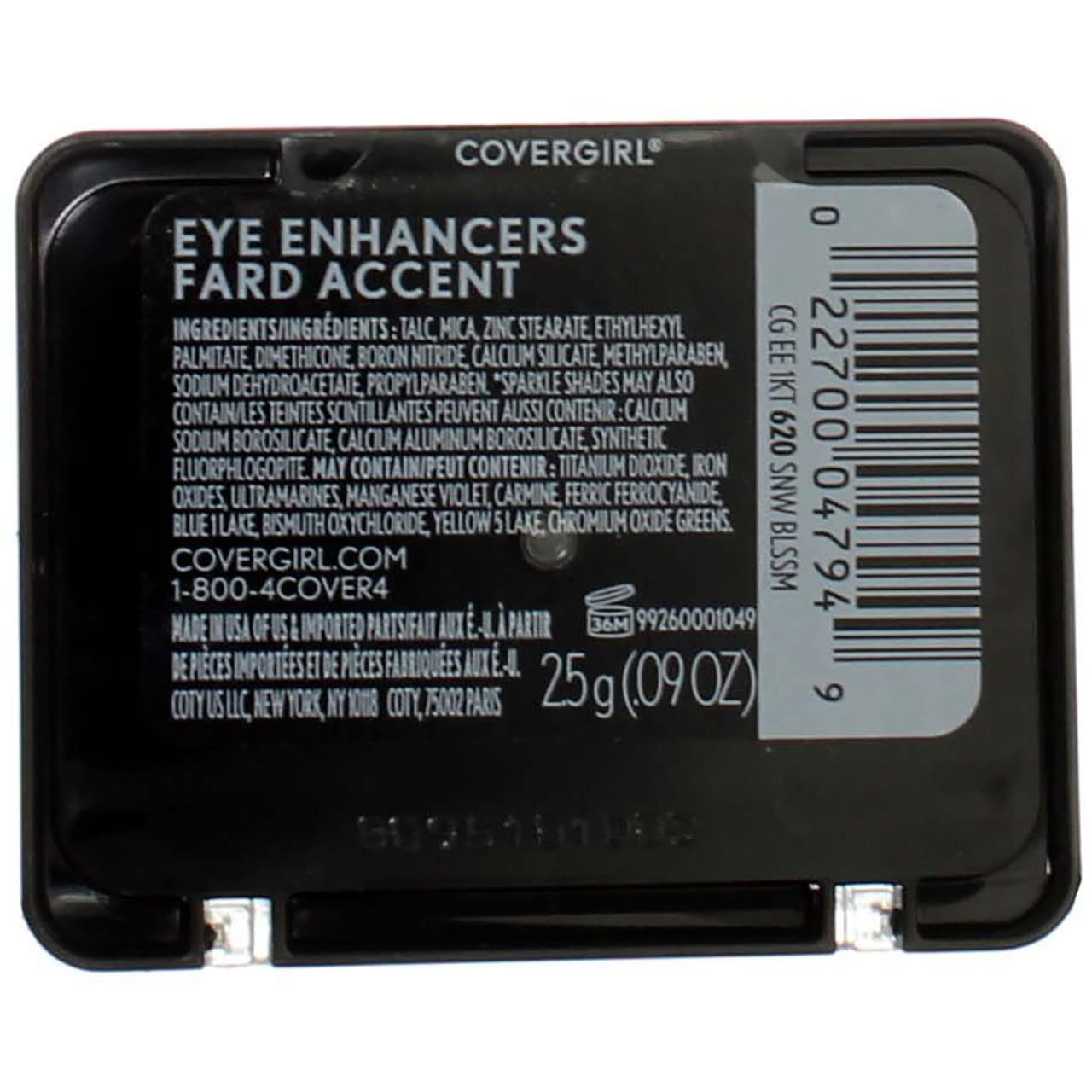 COVERGIRL - Eye Enhancers 1-Kit Eyeshadow, silky, sheer formula, double ended applicator, 100% Cruelty-free