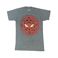 Marvel Spidey Glow Face Tee Small Grey