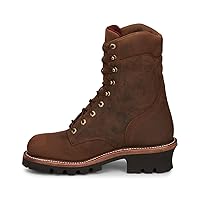 Chippewa 59408 SUPER DNA 400g Insulated Logger Boots, Brown, 10.5