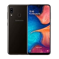Samsung Galaxy A20 US Version Factory Unlocked Cell Phone with 32GB Memory, 6.4
