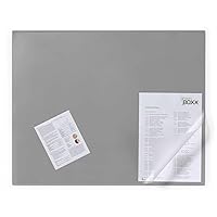 DURABLE Desk/Work Pad with Transparent Overlay, 19-3/4