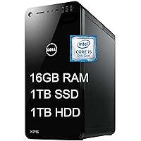 Dell XPS 8930 Premium Desktop Computer I 9th Gen Intel Hexa-Core i5-9400 (> i7-7700HQ) I 16GB RAM 1TB SSD 1TB HDD I USB-C MaxxAudio HDMI WiFi Win 10 Black (Renewed)