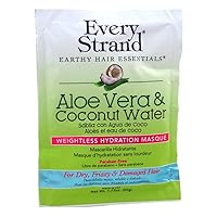 Every Strand Masque Aloe Vera & Coconut Water 1.75 Ounce (12 Pieces)