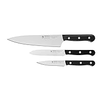 HENCKELS Everedge Solution Razor-Sharp 3-Piece Kitchen Knife Set, Chef Knife, Paring Knife, Utility Knife, German Engineered Knife Informed by over 100 Years of Mastery