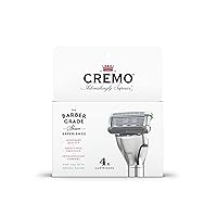 Cremo Astonishingly Superior Razor Refills, (4 Pack)