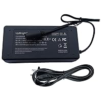 UpBright 2-Prong 29V AC/DC Adapter Compatible with Okin 02-290020 83488 68000289 Tempur-Pedic for Adjustable Bed DC DC29V 2A 29VDC 2000mA 58W Switching Power Supply Cord Class 2 Charger Unit Mains PSU
