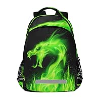 Fire Dragon Backpacks Travel Laptop Daypack School Book Bag for Men Women Teens Kids 2