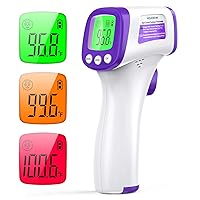 Forehead Thermometer for Adults, No Touch Forehead Thermometer for Adults WISHDREAM Infrared Thermometer with Instant Accurate Reading and Fever Alarm, Non Contact Thermometer for Baby, Kids Adults