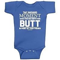 Threadrock Baby That Awkward Moment When Mom Sniffs Your Butt Infant Bodysuit