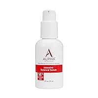 Alpha Skin Care Renewal Serum Concentrated with 14% Glycolic AHA, Intensive Rejuvenating Smoothing Serum, Gently Exfoliates, Hydrates, Evens Skin Tone For A Healthier Clear Complexion