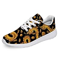 Dragon Shoes Womens Mens Running Shoes Athletic Sport Tennis Shoes Comfortable Walking Sneakers Gifts for Her,Him