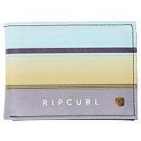 Rip Curl Combo Slim PU Wallet - Black/Grey/Aqua