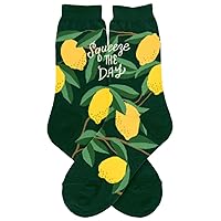 Foot Traffic Women's Cute Food-Themed Socks, Funny Gifts for Foodies, Sizes 4–10