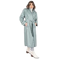 Fleet Street Ltd. Women's Hooded Long Raincoat