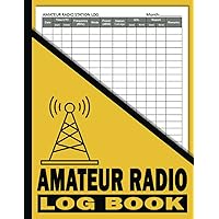 Amateur Radio Log Book: HAM Radio Record Book - The Essential Tool for Keeping Track of Your Amateur Radio Communications - Up to 2806 Unique Entries