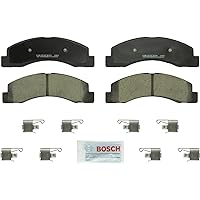 BOSCH BC824 QuietCast Premium Ceramic Disc Brake Pad Set - Compatible With Select Ford Excursion, F-250 Super Duty, F-350 Super Duty; FRONT