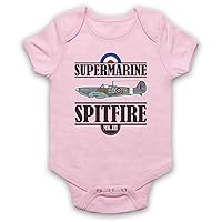 Unisex-Babys' Spitfire Supermarine MK III Baby Grow
