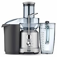 Sage Appliances SJE430 the Nutri Juicer Cold, Juice Extractor, Brushed Stainless Steel, Black/Silver