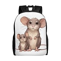 Rats Backpack For Women Men Travel Laptop Backpack Rucksack Casual Daypack Lightweight Travel Bag
