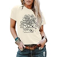 Magical Shirt for Women Magic School T-Shirt Cute Castle Bookish Graphic Tees Family Holiday Vacation Short Sleeve Tops