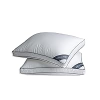 Pillow Fight Knockout - Queen/Standard Pillows Set of 2, Luxury & Adjustable, Down Alternative Pillow, Bed Pillows, Neck Pillow, Cooling Pillow, for, Back Support, Stomach, and Side Sleepers (2 Pack)