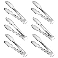 12 Pack Serving Tongs Kitchen Tongs, Buffet Tongs, Stainless Steel Food Tong Serving Tong, small tongs
