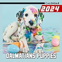 Dalmatians Puppies 2024-2025 Calendar: Animals Calendar 2024 From January to December, Bonus 6 Months 2025 Giftable 2024 Calendar Thick Sturdy Paper Unique Christmas Gift