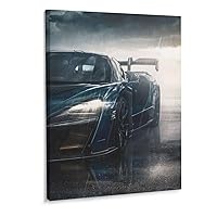 Posters Cool Car Art Poster Boy's Room Aesthetic Poster Sports Car Poster Canvas Art Poster Picture Modern Office Family Bedroom Living Room Decorative Gift Wall Decor 12x16inch(30x40cm) Frame-styl