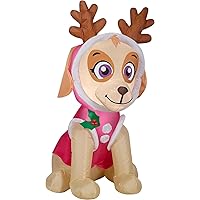 National Tree Company Inflatable Skye from Paw Patrol, LED Lights, Plug in, Christmas Collection, 42 Inches